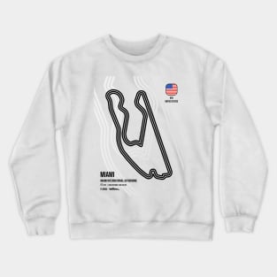 Miami Race Track Crewneck Sweatshirt